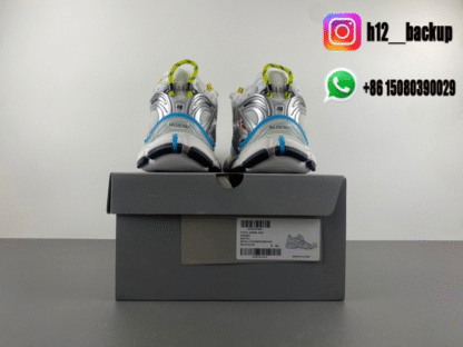 Balenciaga 7.5 white blue pink green 772774-W3RBW-9645 - Image 8