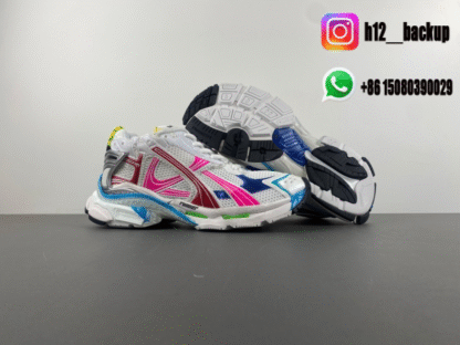 Balenciaga 7.5 white blue pink green 772774-W3RBW-9645 - Image 4