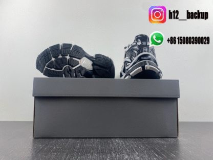 Balenciaga Runner 7.5 Black and gray white 772774-W3RNY-0120 - Image 8