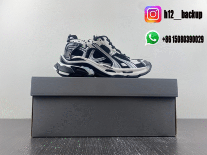 Balenciaga Runner 7.5 Black and gray white 772774-W3RNY-0120 - Image 7