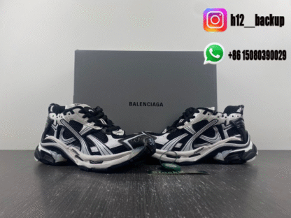 Balenciaga Runner 7.5 Black and gray white 772774-W3RNY-0120