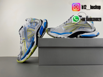 Balenciaga 7.5 silver blue green 772774-W3RNY-0213 - Image 4