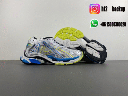 Balenciaga 7.5 silver blue green 772774-W3RNY-0213 - Image 3