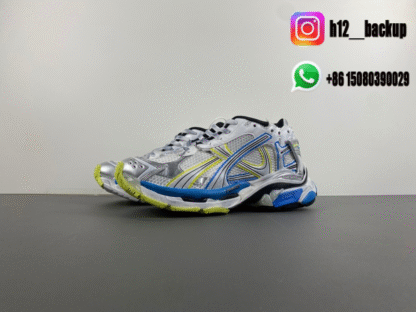 Balenciaga 7.5 silver blue green 772774-W3RNY-0213 - Image 2