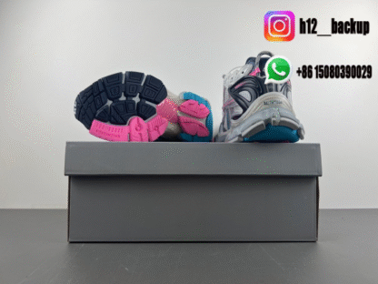 Balenciaga 7.5 gray jade pink 772774-W3RNY-0322 - Image 3