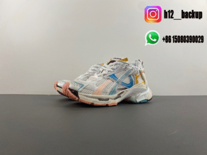 Balenciaga 7.5 white pink blue 772774-W3RNY-0326 - Image 2