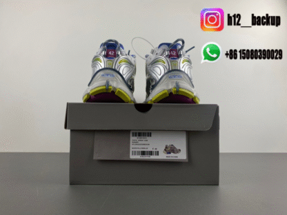 Balenciaga 7.5 Silver blue wine red 772774-W3RNY-0D28 - Image 8