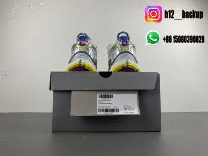 Balenciaga 7.5 White blue green wine red 772774-W3RNY-0328 - Image 8