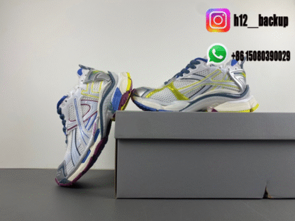 Balenciaga 7.5 White blue green wine red 772774-W3RNY-0328 - Image 7