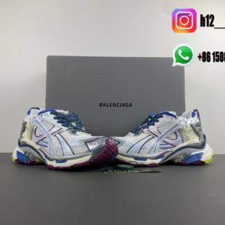 Balenciaga 7.5 White blue green wine red 772774-W3RNY-0328