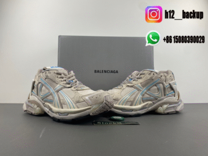 Balenciaga 7.5 gray jade color 772774-W3RNY-2240