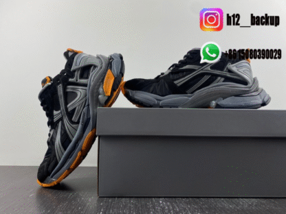 Balenciaga Runner 7.5 Carbon Gray Orange 772774-W3RNY-4018 - Image 6