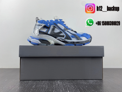 Balenciaga Runner 7.5 Bleu Gery 772774-W3RNY-4912 - Image 7