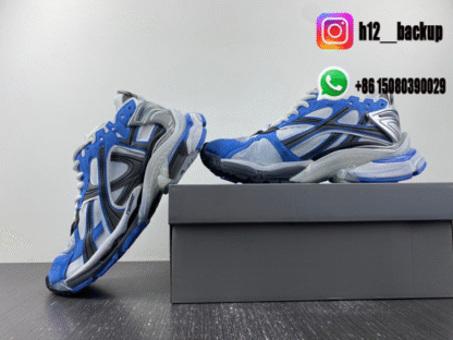 Balenciaga Runner 7.5 Bleu Gery 772774-W3RNY-4912 - Image 5