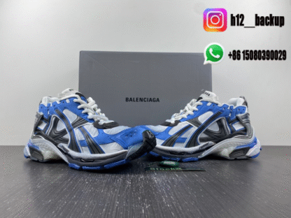 Balenciaga Runner 7.5 Bleu Gery 772774-W3RNY-4912