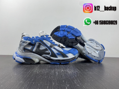 Balenciaga Runner 7.5 Bleu Gery 772774-W3RNY-4912 - Image 4