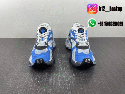 Balenciaga Runner 7.5 Bleu Gery 772774-W3RNY-4912 - Image 3