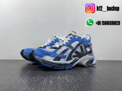 Balenciaga Runner 7.5 Bleu Gery 772774-W3RNY-4912 - Image 2