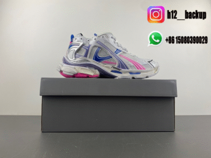 Balenciaga 7.5 white purple orchid pink 772774-W3RNY-6120 - Image 7