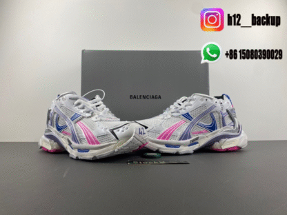 Balenciaga 7.5 white purple orchid pink 772774-W3RNY-6120