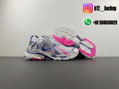 Balenciaga 7.5 white purple orchid pink 772774-W3RNY-6120 - Image 4