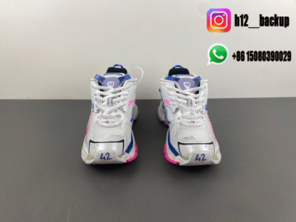 Balenciaga 7.5 white purple orchid pink 772774-W3RNY-6120 - Image 3