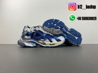 Balenciaga 7.5 Royal blue differentiation white gray 772774-WRUNG 2410 - Image 4