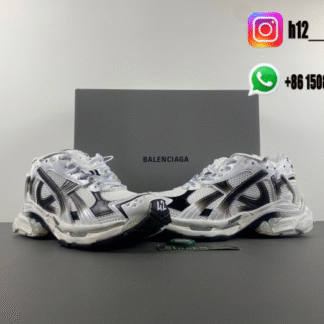 Balenciaga 7.5 White and black differentiated color 772774-WRUNG-9010