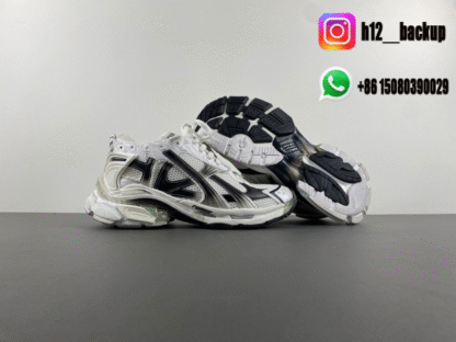 Balenciaga 7.5 White and black differentiated color 772774 WRUNG 9010 - Image 4