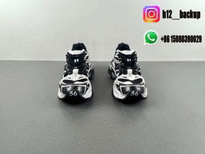 Balenciaga 7.5 Black  White 779064-W3RBXP-0213 - Image 8