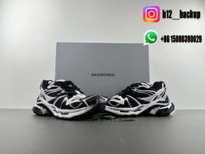 Balenciaga 7.5 Black  White 779064-W3RBXP-0213
