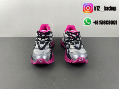 Balenciaga Runner 7.5 gray black red 779066-W3RBXP-5418 - Image 5