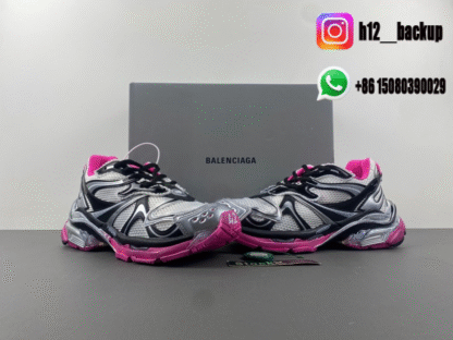 Balenciaga Runner 7.5 gray black red 779066-W3RBXP-5418
