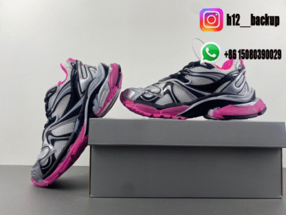 Balenciaga Runner 7.5 gray black red 779066-W3RBXP-5418 - Image 4