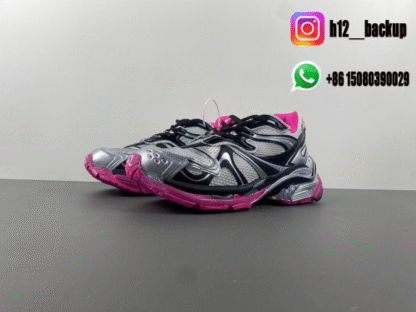 Balenciaga Runner 7.5 gray black red 779066-W3RBXP-5418 - Image 3