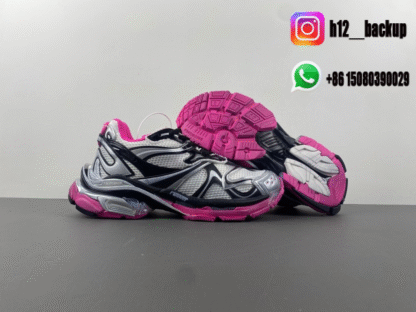 Balenciaga Runner 7.5 gray black red 779066-W3RBXP-5418 - Image 2