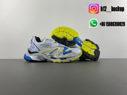Balenciaga 7.5 Silver gray blue yellow 779066-W3RBXP-9074 - Image 7