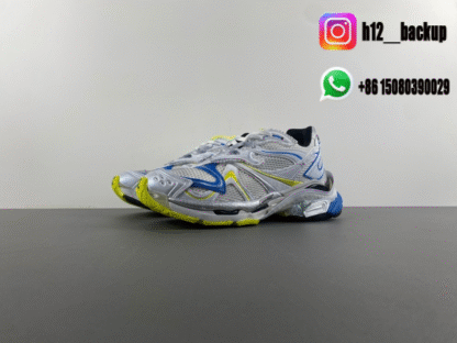 Balenciaga 7.5 Silver gray blue yellow 779066-W3RBXP-9074 - Image 2