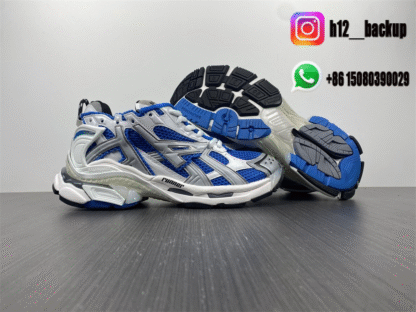 Balenciaga Runner 7 Blue White 772774-W3RNY-DI2 - Image 7