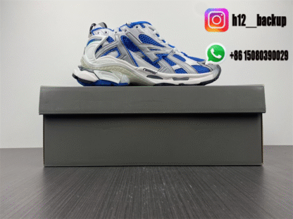 Balenciaga Runner 7 Blue White 772774-W3RNY-DI2 - Image 3