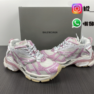 Balenciaga Runner 7 Pink White 772774-W3RNY-DI3