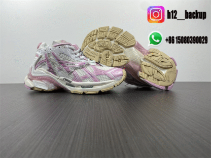Balenciaga Runner 7 Pink White 772774-W3RNY-DI3 - Image 6