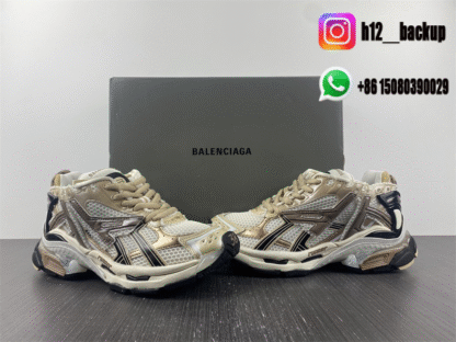 Balenciaga Runner 7 Gold Black 772774-W3RNY-DI4