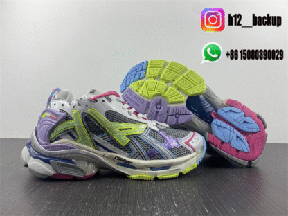 Balenciaga Runner 7 Green White 772774-W3RNY-DI7 - Image 6