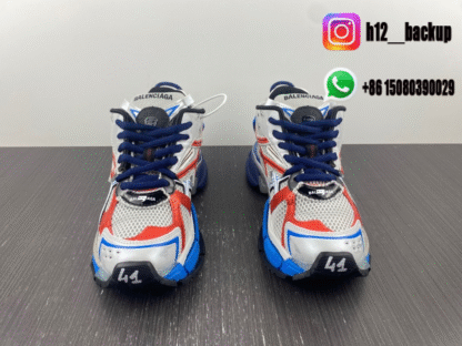 Balenciaga Runner 7 Blue Orange 772774-W3RNY-DI8 - Image 4