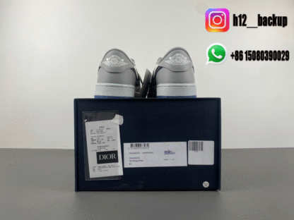 Dior x Air Jordan 1 Retro Low Premium CV0343-100 - Image 8