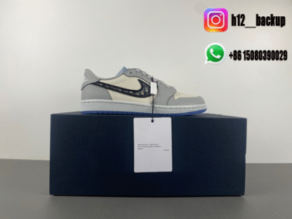 Dior x Air Jordan 1 Retro Low Premium CV0343-100 - Image 6