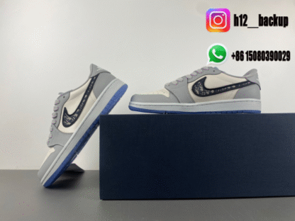 Dior x Air Jordan 1 Retro Low Premium CV0343-100 - Image 5