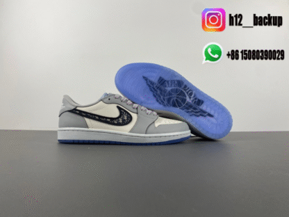 Dior x Air Jordan 1 Retro Low Premium CV0343-100 - Image 4