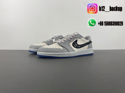 Dior x Air Jordan 1 Retro Low Premium CV0343-100 - Image 2